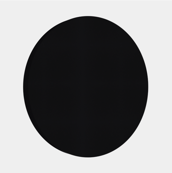 SET X: 4x Acoustic Foam Foamly Circle 60×5 Black