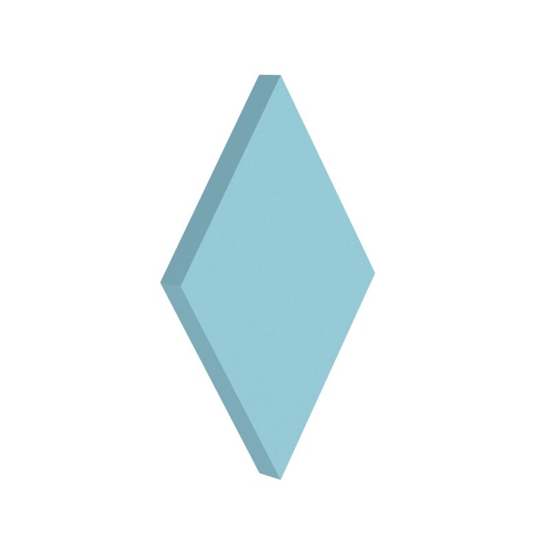 Basotect Foamly Diamond - 4.Pastels – Blue, 60x35cm, 5cm