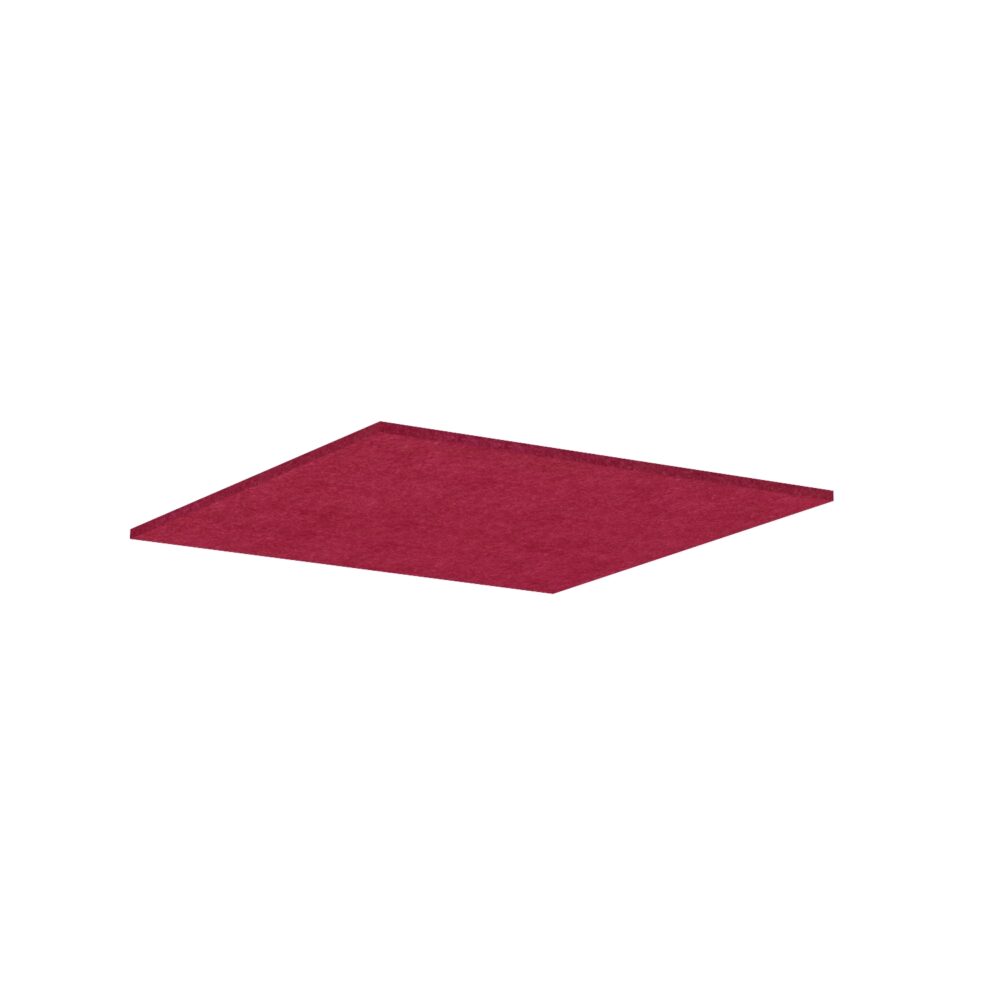 4 x Acoustic Ceiling Panel - Pro.Felt T.1 ~ 1,44 m2 - 8. Burgundy