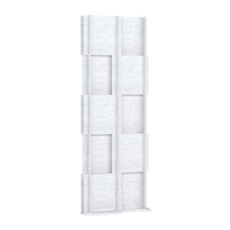 Acoustic Screen Pro.Felt SE.2 - Extension Panel - 2. White Marble