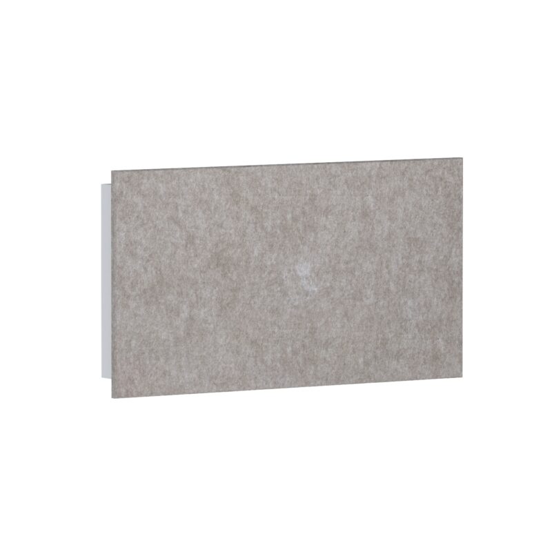 Acoustic Panel Pro.Felt E.7 Rectangle - 12. Stone