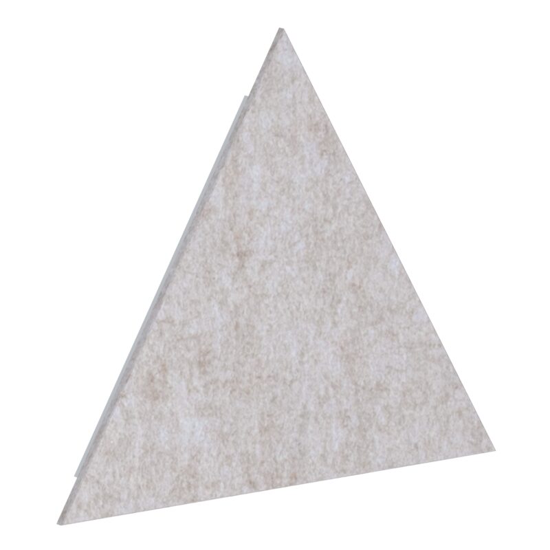 Acoustic Panel Pro.Felt E.3 Triangle - 3. Light Beige, E.XL.3: 686 mm; H=595 mm