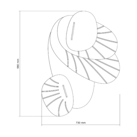 Resonance Bloom — acoustic panel dimensions