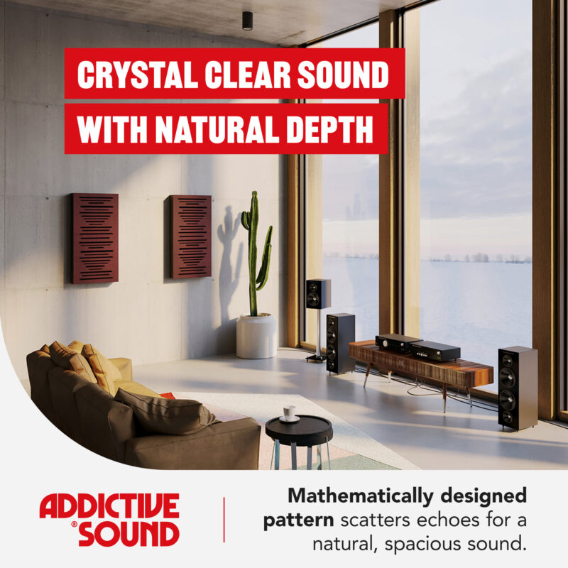 AbFuser infographic - clean sound without excess reverberation