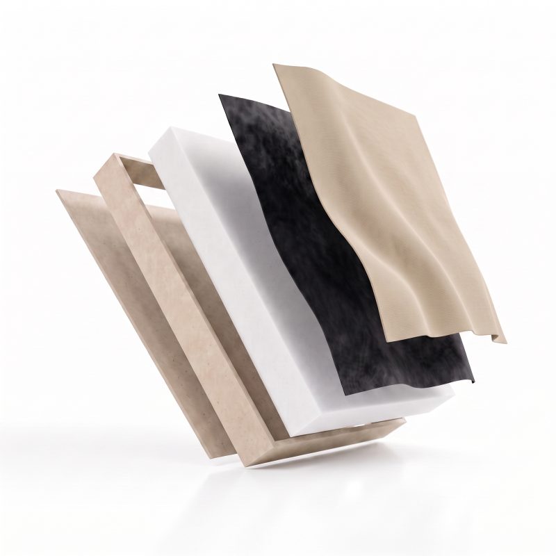 Absorber Standard - a cross-section of the construction's layers
