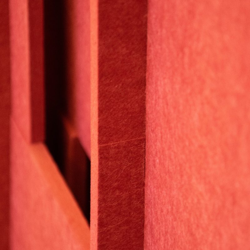 The Pro.Felt felt's texture and the module's edges