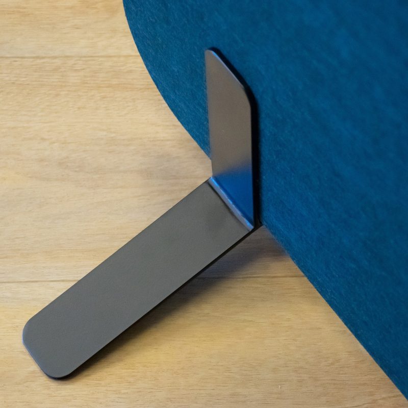 A mobile divider in a home studio