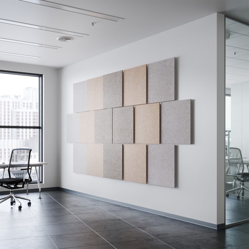 Rhombus panels laid at different angles