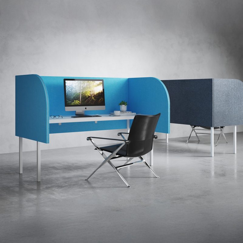 Pro.Felt D.1 sets at neighboring desks