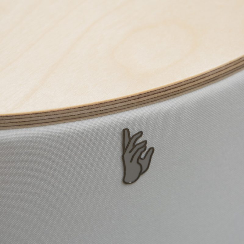 The Standard fabric and the plywood lid - a workmanship detail
