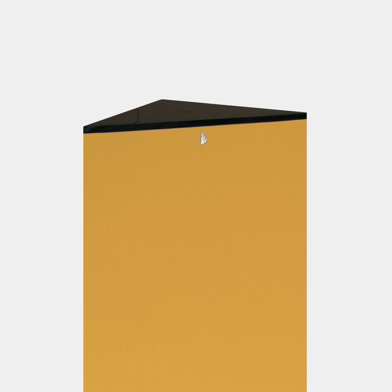 Traps placed in the corners behind the monitoring speakers