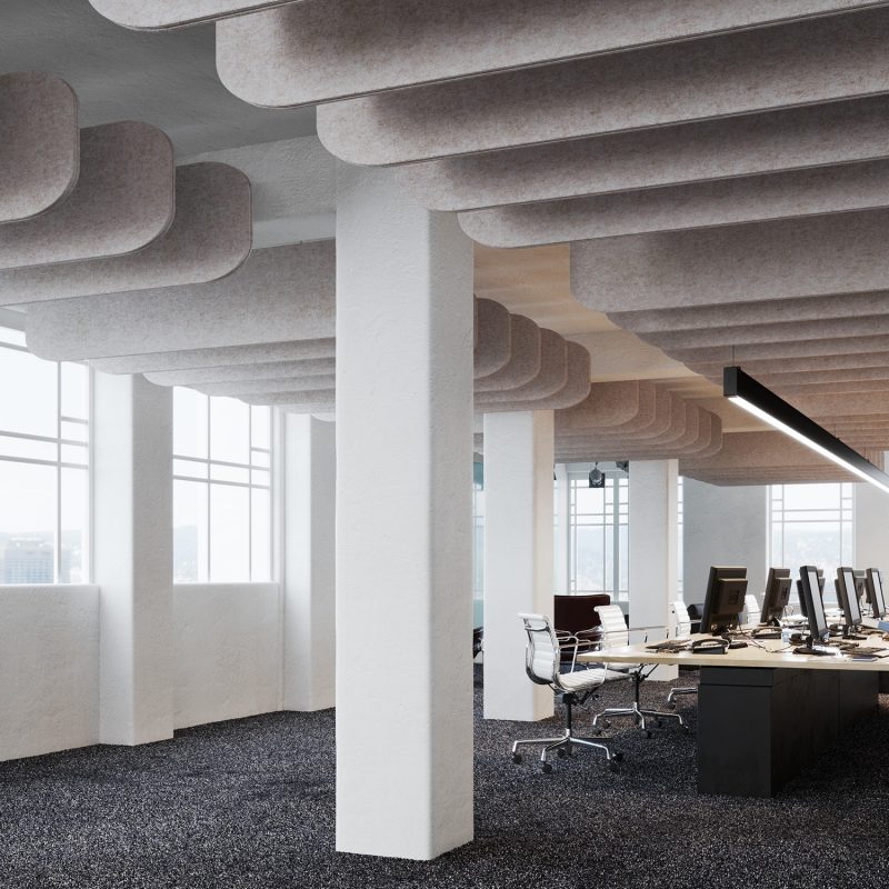 H.1 suspended horizontally above a meeting zone